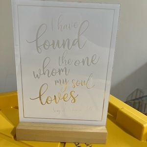 Wedding sign
